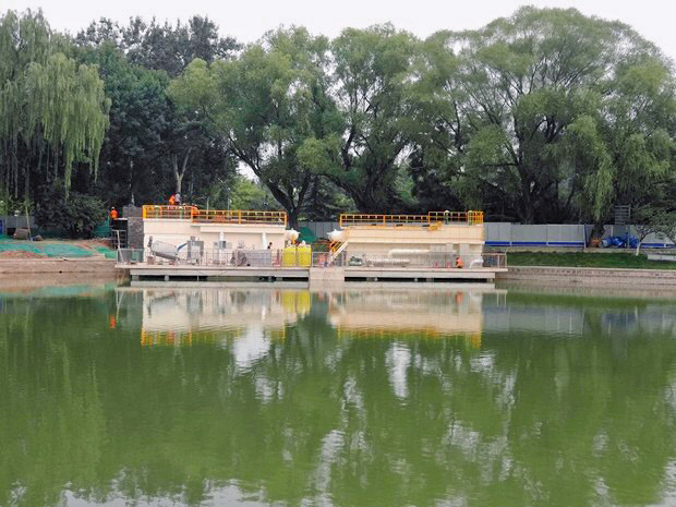 龙潭湖公园景观水体净化项目